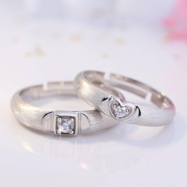 cluster rings 1pc couple fashion simple ring exquisite alloy inlaid zircon valentine's day gift promotion, Golden;silver
cluster rings 1pc couple fashion simple ring exquisite alloy inlaid zircon valentine's day gift promotion, Golden;silver