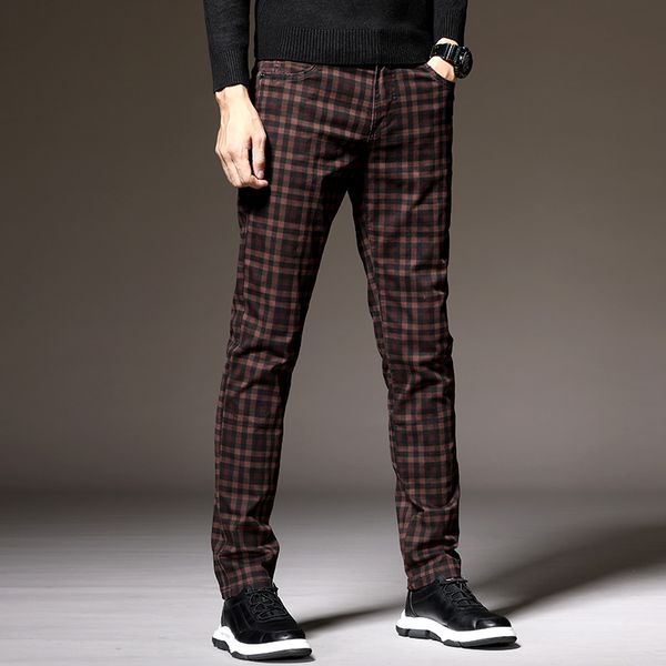 styles mens plaid pants dress classic formal slim fit casual autumn cotton stretch black work office youth fashion trousers ma
styles mens plaid pants dress classic formal slim fit casual autumn cotton stretch black work office youth fashion trousers ma