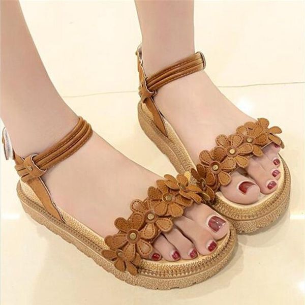 sweet flower women summer platform shoes hook loop open toe wedges sandals front rear strap footwear, Black
sweet flower women summer platform shoes hook loop open toe wedges sandals front rear strap footwear, Black