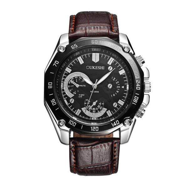 wristwatches classic design leather strap big dial quartz watch men casual fashion oukeshi brand relogio masculino montre homme, Slivery;brown
wristwatches classic design leather strap big dial quartz watch men casual fashion oukeshi brand relogio masculino montre homme, Slivery;brown