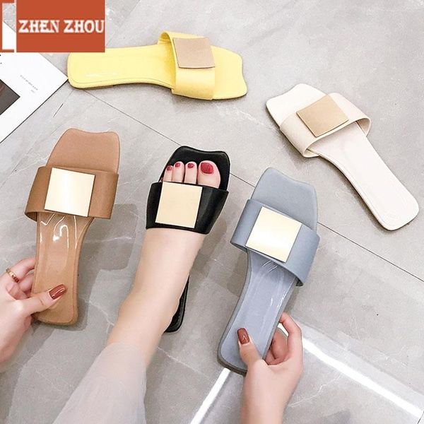 slippers zhen zhou 2021 summer candy colors women flat soft bottom beach sandals slides outdoor indoor, Black
slippers zhen zhou 2021 summer candy colors women flat soft bottom beach sandals slides outdoor indoor, Black
