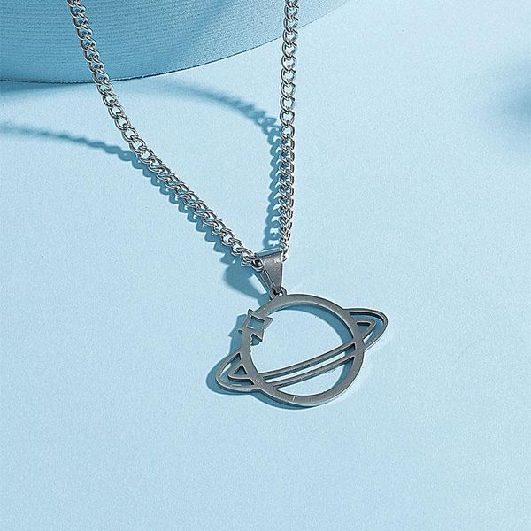 pendant necklaces stainless steel planet daisy necklace for women men round square heart shape geometric punk jewelry gifts, Silver
pendant necklaces stainless steel planet daisy necklace for women men round square heart shape geometric punk jewelry gifts, Silver