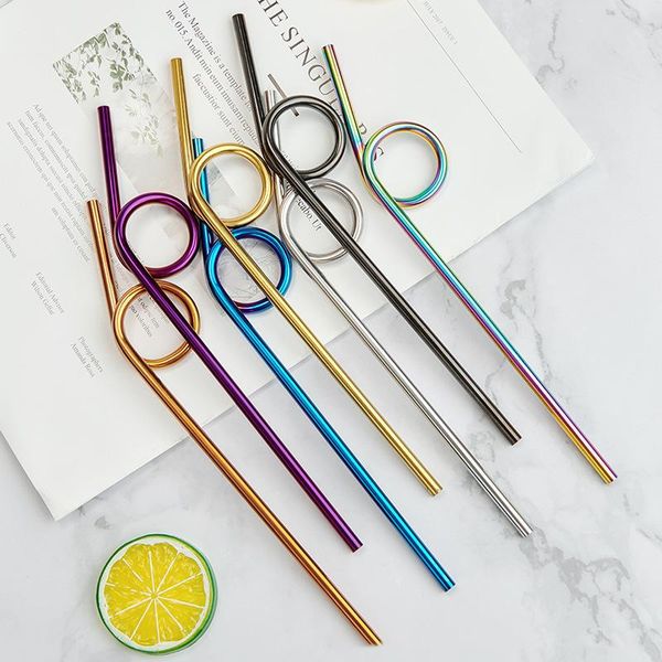 drinking straws stainless steel reusable bent metal straw 230*6mm tube office bar drinkware accessories
drinking straws stainless steel reusable bent metal straw 230*6mm tube office bar drinkware accessories