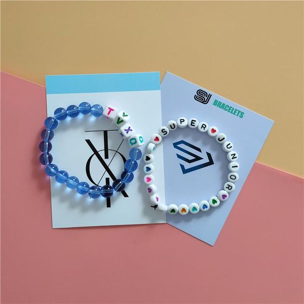 party favor kpop super junior tvxq we are t crystal bracelet braided beaded gift for fans collection fashion style
party favor kpop super junior tvxq we are t crystal bracelet braided beaded gift for fans collection fashion style