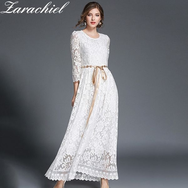 spring white lace women vintage hollow out lace-up tall waist vestidos party maxi dresses female long dress 210416, Black;gray
spring white lace women vintage hollow out lace-up tall waist vestidos party maxi dresses female long dress 210416, Black;gray