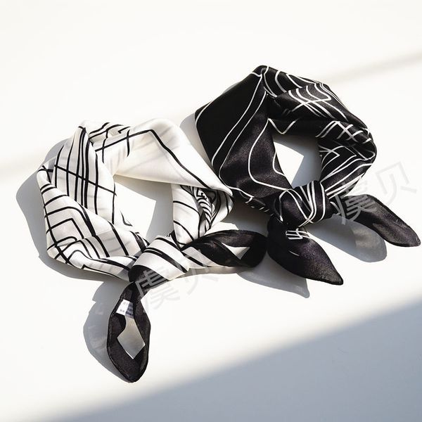 black white geometry headscarf handkerchief small square scarf 100% natural silk men women neckerchief bandana wrap 50*50, Blue;gray
black white geometry headscarf handkerchief small square scarf 100% natural silk men women neckerchief bandana wrap 50*50, Blue;gray