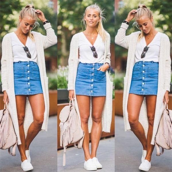 skirts 2021 summer women fashion denim skirt ladies high waist bodycon bandage stretch button pattern pencil short mini, Black
skirts 2021 summer women fashion denim skirt ladies high waist bodycon bandage stretch button pattern pencil short mini, Black