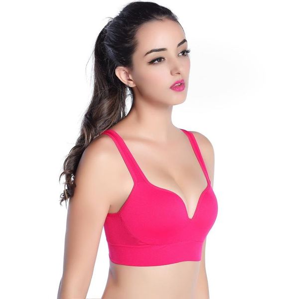 gym clothing women sports bra eye-catching racerback seamless wireless bras sleep tank est, White;black
gym clothing women sports bra eye-catching racerback seamless wireless bras sleep tank est, White;black