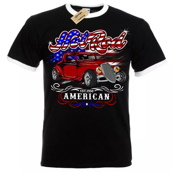 caliente barra americano rockabilly coche vintage camiseta hombre ringer, White;black
caliente barra americano rockabilly coche vintage camiseta hombre ringer, White;black