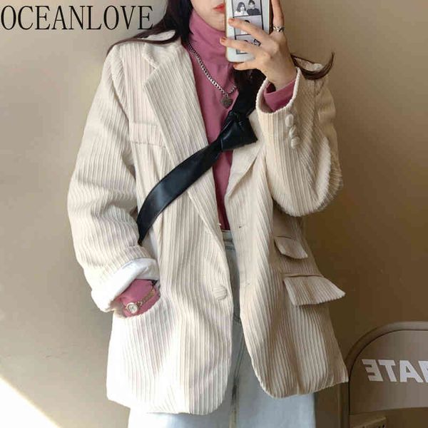 solid women corduroy autumn winter vintage chic blazer feminino single breasted fashion chaqueta 17611 210415, White;black
solid women corduroy autumn winter vintage chic blazer feminino single breasted fashion chaqueta 17611 210415, White;black