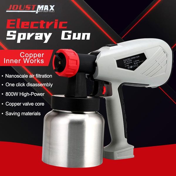 professional spray guns 800w paint gun high pressure removable electric airless airbrush home diy with compresso 800ml stainless steel pot
professional spray guns 800w paint gun high pressure removable electric airless airbrush home diy with compresso 800ml stainless steel pot
