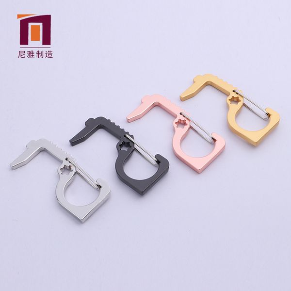 factory edc door opener non-contact chain elevator tool touch screen metal key pendanth4wj
factory edc door opener non-contact chain elevator tool touch screen metal key pendanth4wj