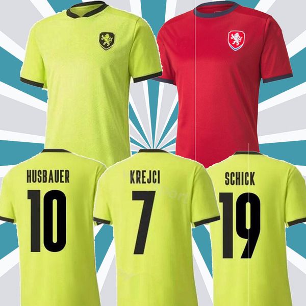new czech republic 2021 czech soccer jersey 21 patrik schick pavel kaderabek camisetas national team away green football shirts, Black;yellow
new czech republic 2021 czech soccer jersey 21 patrik schick pavel kaderabek camisetas national team away green football shirts, Black;yellow