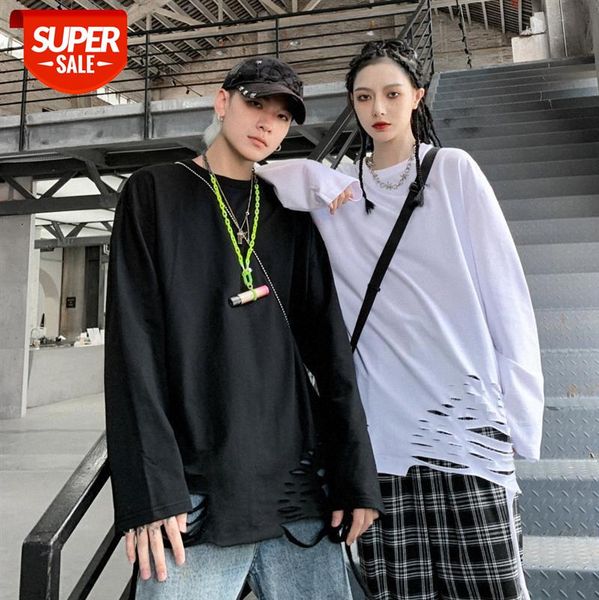 street fashion ripped casual t-shirt hip-hop high loose black and white print pullover sweater men #lj82
street fashion ripped casual t-shirt hip-hop high loose black and white print pullover sweater men #lj82