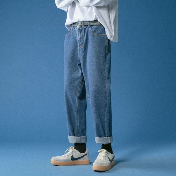 men's jeans stretch slim fit casual pants cargo pocket skinny fashion trend blue color biker denim trousers plus size -3xl sa1g
men's jeans stretch slim fit casual pants cargo pocket skinny fashion trend blue color biker denim trousers plus size -3xl sa1g