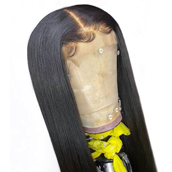 26inch glueless straight jet black color preplucked lace front synthetic hair cosplay wig for women with baby hair 180%density
26inch glueless straight jet black color preplucked lace front synthetic hair cosplay wig for women with baby hair 180%density
