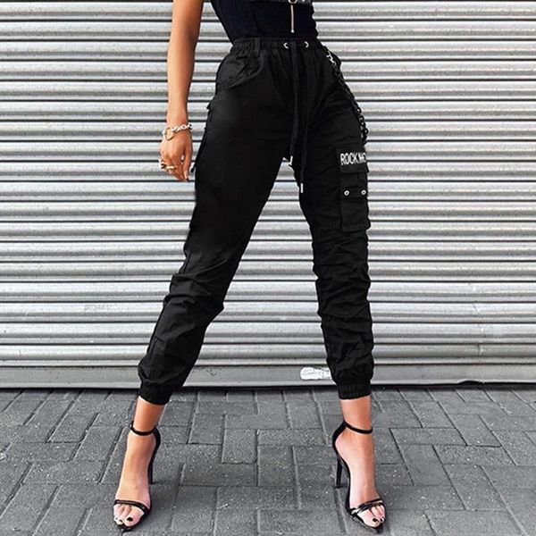 casual joggers elastic high waist women pant harem full length letter printed harajuku sweatpants with chin trousers, Black;white
casual joggers elastic high waist women pant harem full length letter printed harajuku sweatpants with chin trousers, Black;white