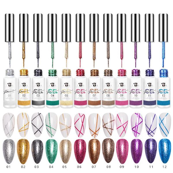 nail gel painting polish 12 colors platinum liner art gold glitter uv led 8ml diy drawing varnish for design, Red;pink
nail gel painting polish 12 colors platinum liner art gold glitter uv led 8ml diy drawing varnish for design, Red;pink