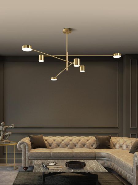 all copper living room light luxury simple modern high-end lamps nordic personality creative dining bedroom chandelier pendant
all copper living room light luxury simple modern high-end lamps nordic personality creative dining bedroom chandelier pendant