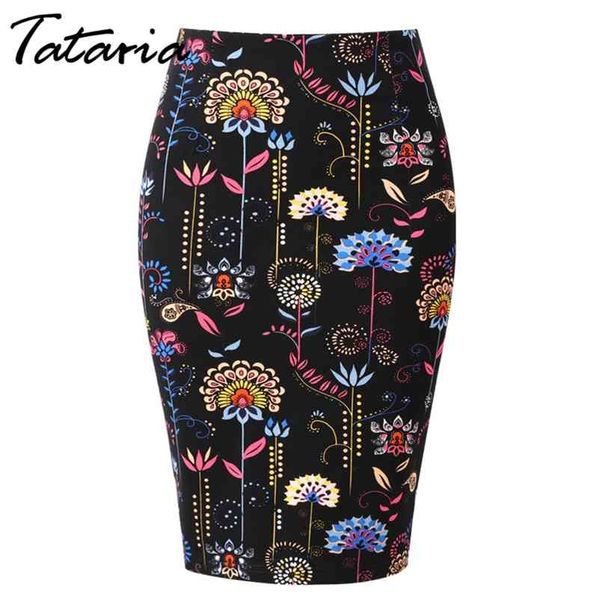 tataria female elastic high waist pencil skirt plus size midi package hip knee-length floral print knit jupe femme 210514, Black
tataria female elastic high waist pencil skirt plus size midi package hip knee-length floral print knit jupe femme 210514, Black