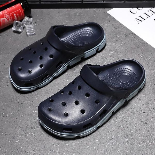 sandals summer hole shoes men's fashion non slip thick bottom breathable eva beach couple, Black
sandals summer hole shoes men's fashion non slip thick bottom breathable eva beach couple, Black