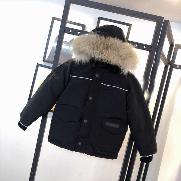kids jacket fashion designer winter down coat outdoor thermal windproof waterproof real wolf fur, Black
kids jacket fashion designer winter down coat outdoor thermal windproof waterproof real wolf fur, Black