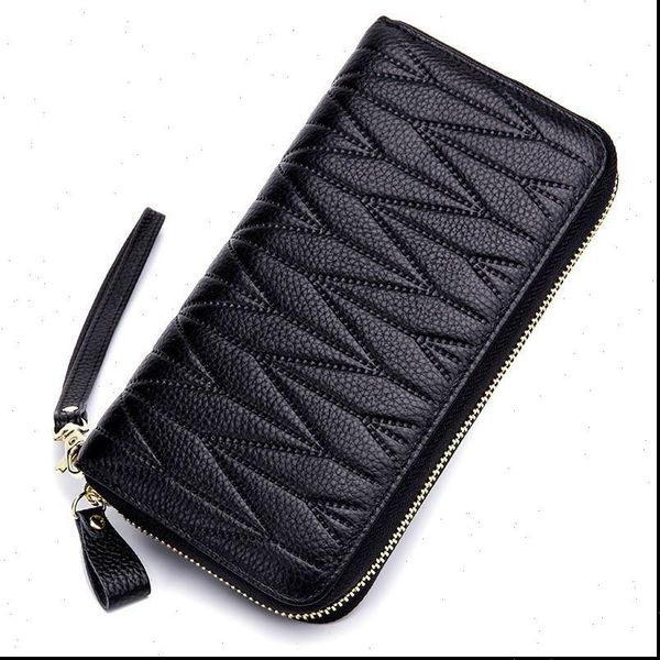 women wallet genuine leather coin purse long clutch bags rfid female card holder money wallets with phone case, Red;black
women wallet genuine leather coin purse long clutch bags rfid female card holder money wallets with phone case, Red;black