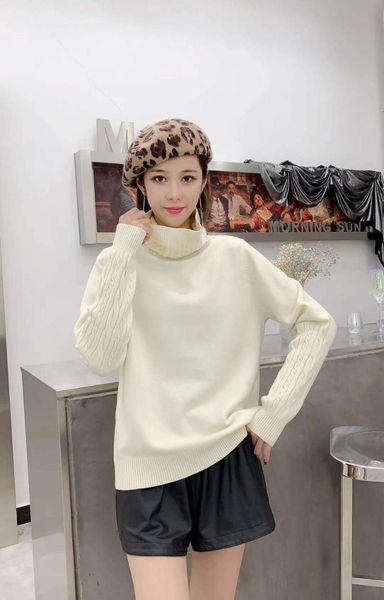 women's sweaters style winter knitted andy wool sweater fashion turtleneck pullovers warm female woman n0xr, White;black
women's sweaters style winter knitted andy wool sweater fashion turtleneck pullovers warm female woman n0xr, White;black