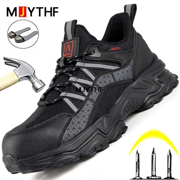 male shoes work boots safety shoes men indestructible working sneakers men steel toe shoes work safety boots drop 210923, Black
male shoes work boots safety shoes men indestructible working sneakers men steel toe shoes work safety boots drop 210923, Black