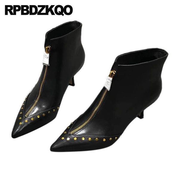 boots studded stiletto women ankle medium heel black shoes fashion pointed toe waterproof metal pointy stud rivet front zipper
boots studded stiletto women ankle medium heel black shoes fashion pointed toe waterproof metal pointy stud rivet front zipper