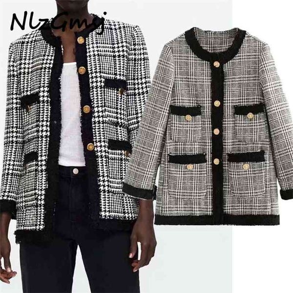 jacket women retro check twill tweed fashion o-neck long sleeve single breasted pocket loose cardigan 210628, Black;brown
jacket women retro check twill tweed fashion o-neck long sleeve single breasted pocket loose cardigan 210628, Black;brown