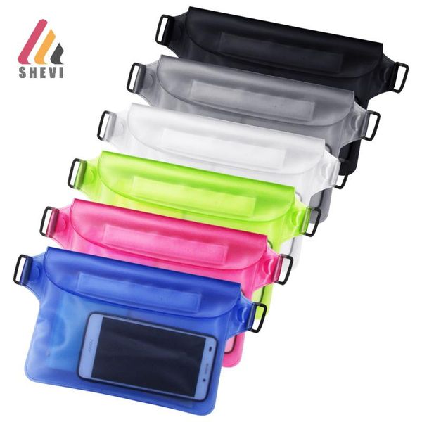 

cell phone pouches 10pcs waterproof drift diving swimming bag underwater dry shoulder waist pack pocket pouch skiing snowboard bags case