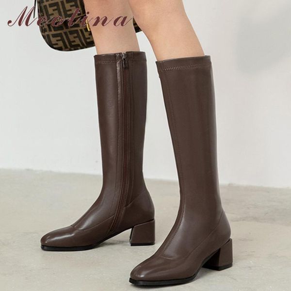 boots meotina pu leather riding women shoes autumn thick heel knee high square toe zipper ladies winter 43, Black
boots meotina pu leather riding women shoes autumn thick heel knee high square toe zipper ladies winter 43, Black