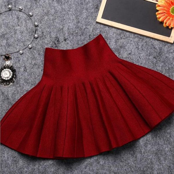 skirts knitted skirt girl kids pleated wool blend knit toddlers philabeg children baby girls tutu saias faldas, Blue 
skirts knitted skirt girl kids pleated wool blend knit toddlers philabeg children baby girls tutu saias faldas, Blue