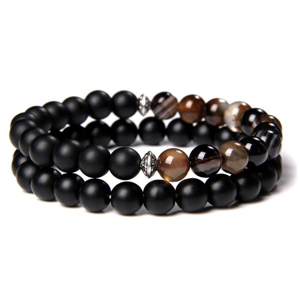 beaded, strands pair lover couple men 8mm matted black stone beaded elastic band bracelet set jewelry
beaded, strands pair lover couple men 8mm matted black stone beaded elastic band bracelet set jewelry