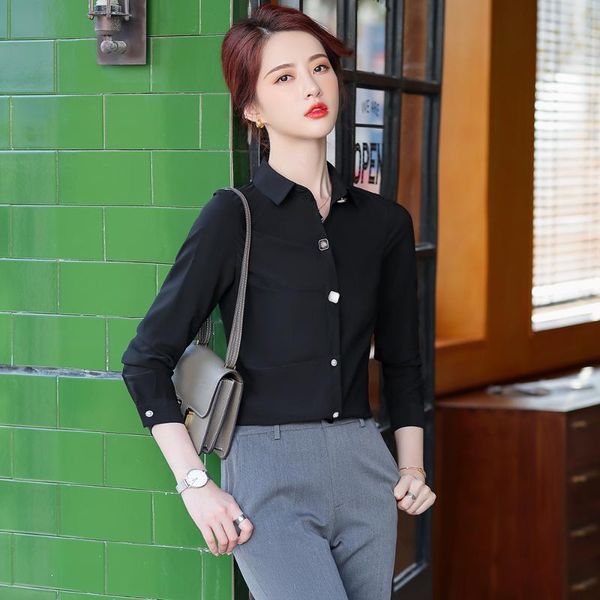women's blouses & shirts 2021 elegant spring/autumn female clothing solid white black women and casual office ladies plus size
women's blouses & shirts 2021 elegant spring/autumn female clothing solid white black women and casual office ladies plus size