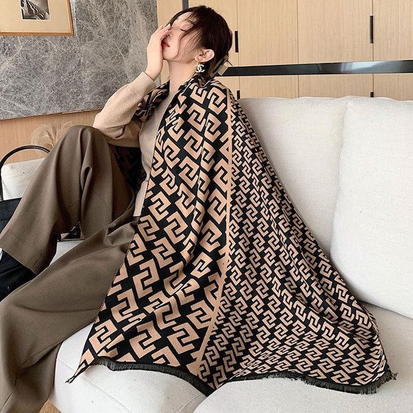 scarves geometric print winter warm scarf for women pashmina shawl wrap large blanket designer neck bandana female foulard, Blue;gray
scarves geometric print winter warm scarf for women pashmina shawl wrap large blanket designer neck bandana female foulard, Blue;gray