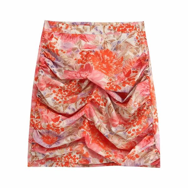vintage chic floral printed ruched mini skirt women fashion back zipper skirts elegant ladies casual jupe 210520, Black
vintage chic floral printed ruched mini skirt women fashion back zipper skirts elegant ladies casual jupe 210520, Black