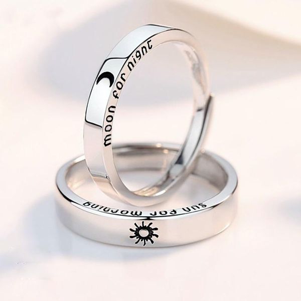 cluster rings 2 pcs letters sun moon lover couple simple opening ring for wedding engagement promise valentine's day jewelry, Golden;silver
cluster rings 2 pcs letters sun moon lover couple simple opening ring for wedding engagement promise valentine's day jewelry, Golden;silver