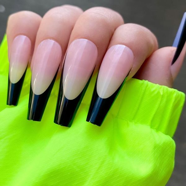 false nails extra long french fake coffin black ballerina i mpress press on with designs clear artificial faux ongles manucure, Red;gold
false nails extra long french fake coffin black ballerina i mpress press on with designs clear artificial faux ongles manucure, Red;gold