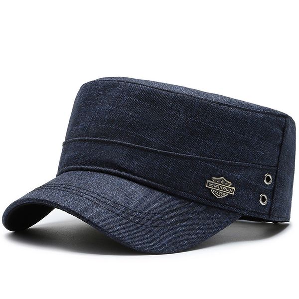 spring and autumn new cap, men's cotton outdoor leisure flat stard military middle-aged old fashion sunshade hat, Blue;gray
spring and autumn new cap, men's cotton outdoor leisure flat stard military middle-aged old fashion sunshade hat, Blue;gray