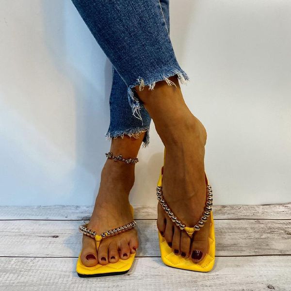 women slippers woman metal beads flip flops women's casual outdoor slides ladies fashion flats female shoes big size footwear 43, Black
women slippers woman metal beads flip flops women's casual outdoor slides ladies fashion flats female shoes big size footwear 43, Black