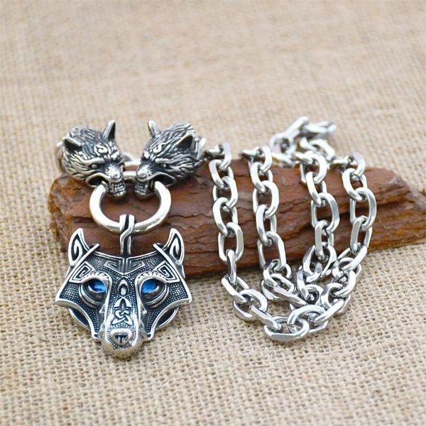 pendant necklaces nordic celtic wolf men's necklace viking head stainless steel scandinavian rune accessories norse amulet jewelry, Silver
pendant necklaces nordic celtic wolf men's necklace viking head stainless steel scandinavian rune accessories norse amulet jewelry, Silver