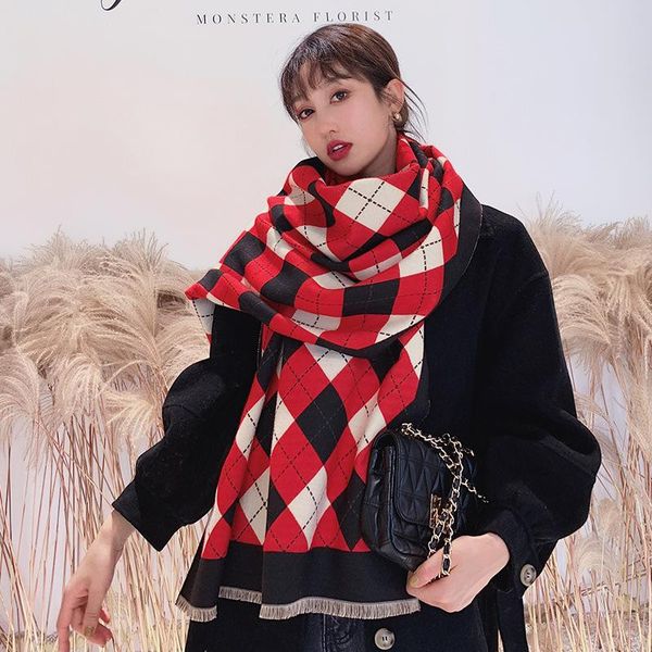 qiu dong joker big han edition and warm students long thorn wool scarf shawl 2021 female winter 3213 scarves, Blue;gray
qiu dong joker big han edition and warm students long thorn wool scarf shawl 2021 female winter 3213 scarves, Blue;gray