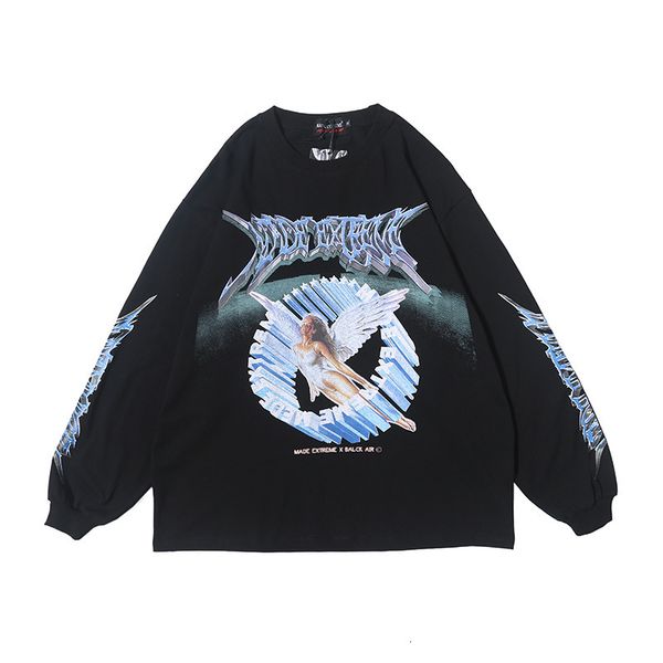 men's hoodies & sweatshirts 3d angel printed long sleeve t shirt streetwear hip hop loose casual tee fashion harajuku rock rapper tshi, Black
men's hoodies & sweatshirts 3d angel printed long sleeve t shirt streetwear hip hop loose casual tee fashion harajuku rock rapper tshi, Black