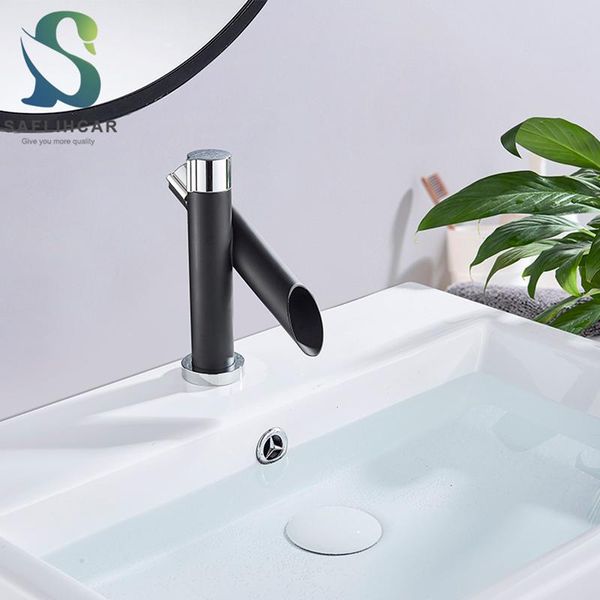 chrome and black bathroom basin faucet double handle cold water mixer taps deck installation kitchen sink faucets
chrome and black bathroom basin faucet double handle cold water mixer taps deck installation kitchen sink faucets