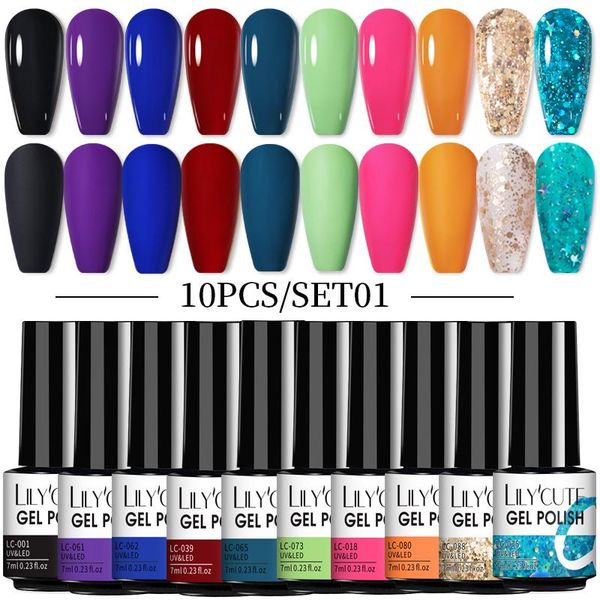 nail art kits lilycute manicure gel set 6/12pcs/kit 7ml hybrid semi permanent uv led base coat for polish
nail art kits lilycute manicure gel set 6/12pcs/kit 7ml hybrid semi permanent uv led base coat for polish