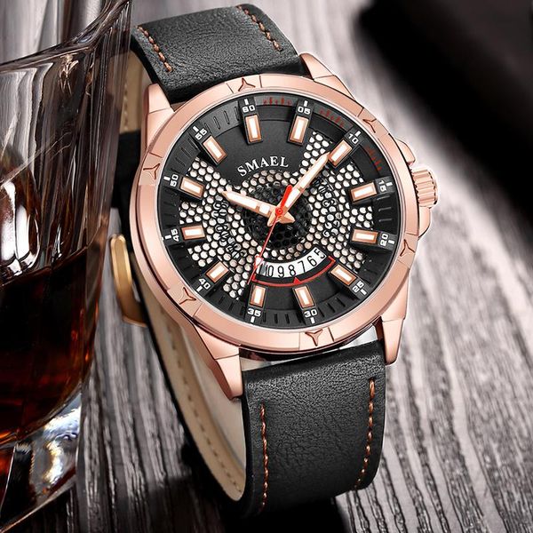 watches leather strap casual waterproof quartz watch men calendar sport wristwatch relogio masculino wristwatches, Slivery;brown
watches leather strap casual waterproof quartz watch men calendar sport wristwatch relogio masculino wristwatches, Slivery;brown