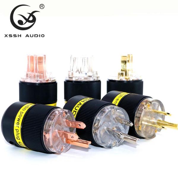 smart power plugs xssh audio yivo hi-end hifi pure copper plating gold rhodium electrical connector 18mm ac female male us plug iec socket
smart power plugs xssh audio yivo hi-end hifi pure copper plating gold rhodium electrical connector 18mm ac female male us plug iec socket