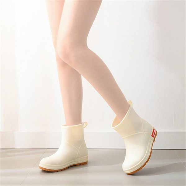 boots 2021 outdoor short ankle rainboots waterproof soft shoes women non-slip water rain, Black
boots 2021 outdoor short ankle rainboots waterproof soft shoes women non-slip water rain, Black